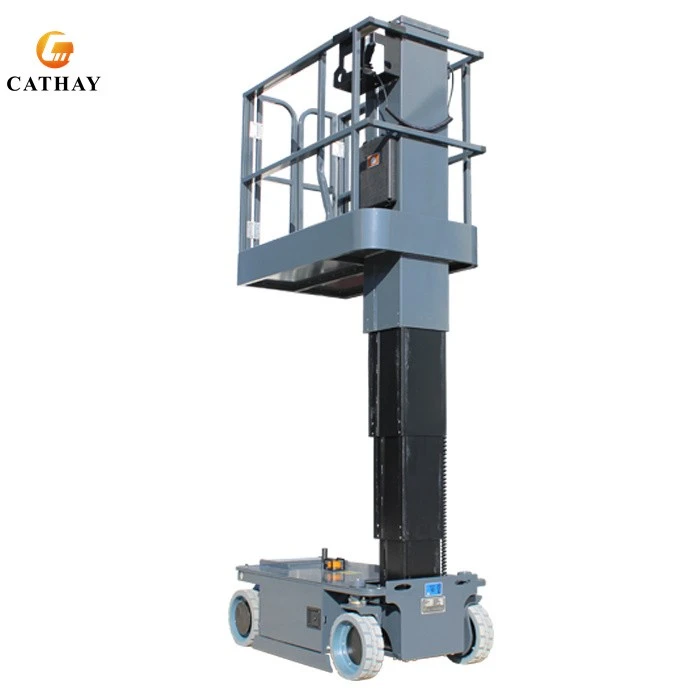 Aerial Work Platform Hydraulic Electric Vertical Mast Lift