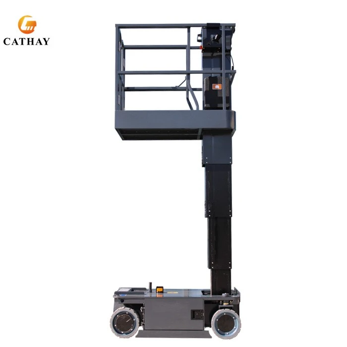 Aerial Work Platform Hydraulic Electric Vertical Mast Lift