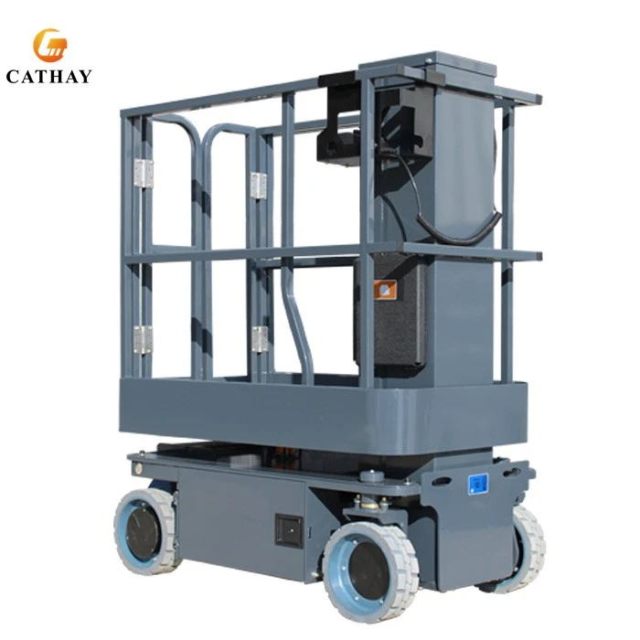 Aerial Work Platform Hydraulic Electric Vertical Mast Lift