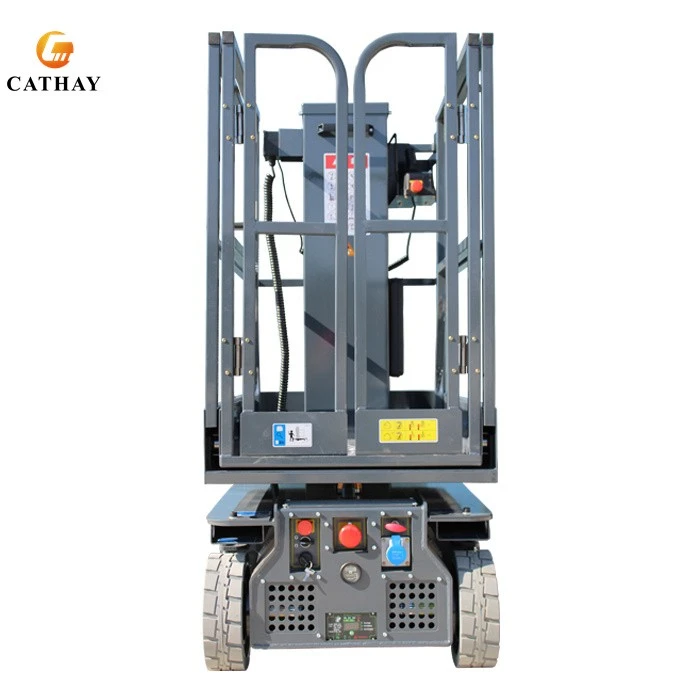 Aerial Work Platform Hydraulic Electric Vertical Mast Lift